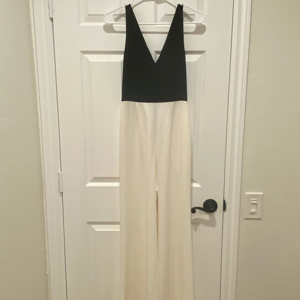 Jill Stuart Women'S White Black Jumpsuit Size 2 - Picture 6 of 10